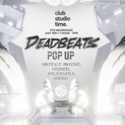 lists of artists at the pop up event